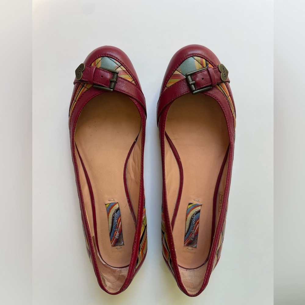 Paul Smith Leather ballet flats Multicolour size 37 shoes